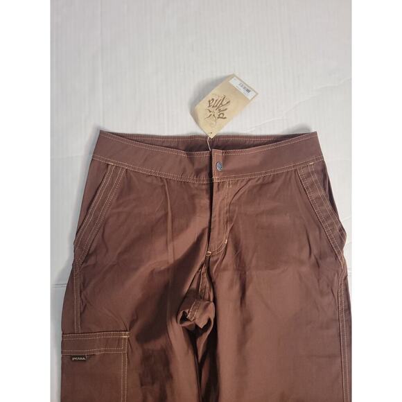 prAna Trinity Pant Sz Womens SZ M Wide Leg Chocolate Brown Gorpcore Outdoor NEW - Picture 5 of 14